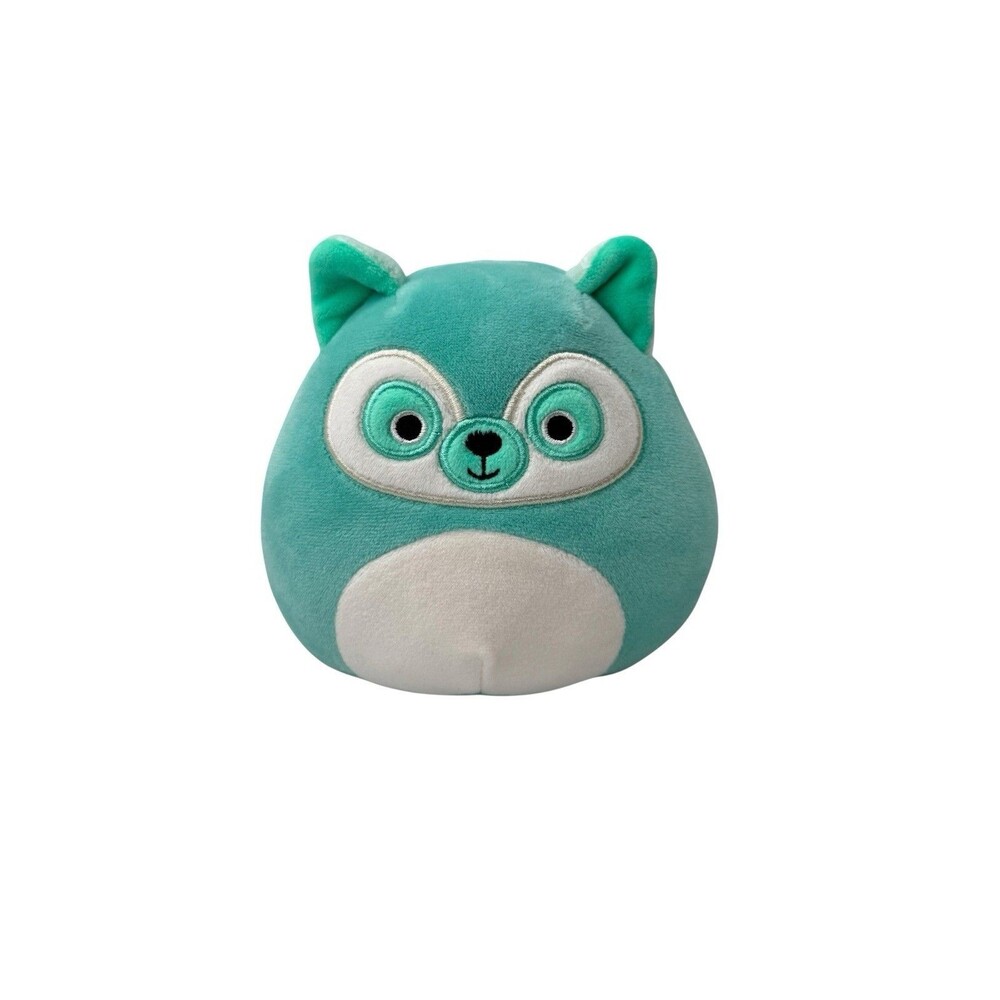 Squishmallows Lance the Lemur 5" Mini Plush Blue Teal with‎ White Belly Wildlife